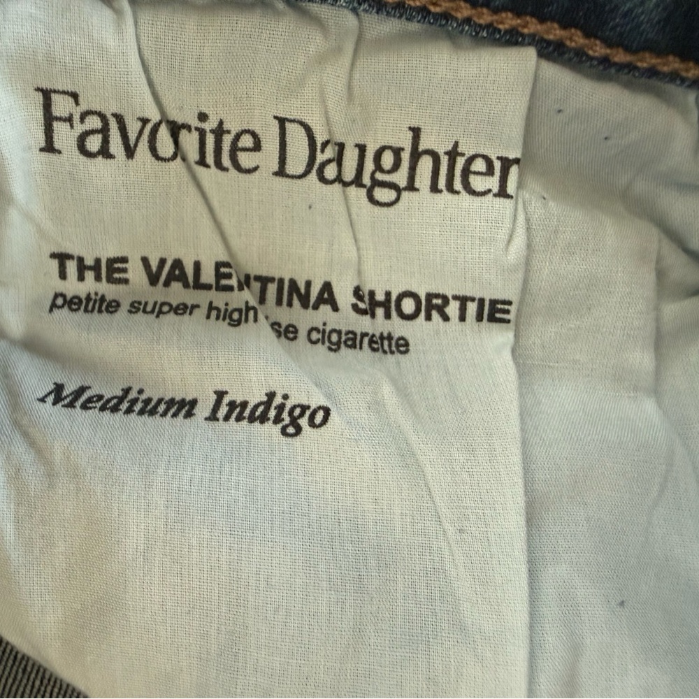 Favorite Daughter The Valentino Shortie Petite Super High Rise Cigarette Size 29 - Picture 7 of 8